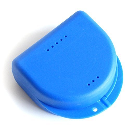 Snorflex Zahnspangendose, Retainer- Dentalbox, KFO-Box, (blau)