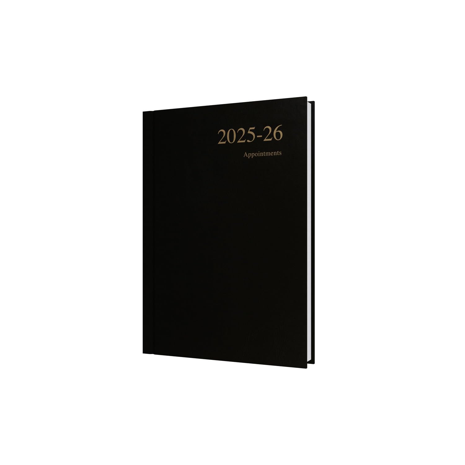 Collins 'Essentials' 12 Month Mid/Academic Year Planner, July 2025-July 2026 - ESSA51M.99-2526 - Day-to-Page Appointments Diary, A5 Hard Cover, Black