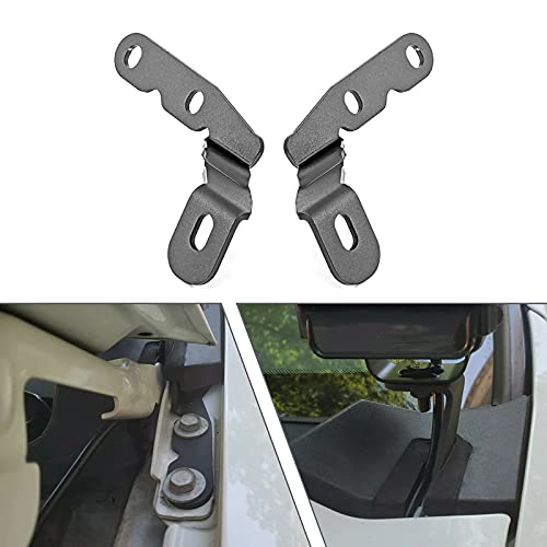 WeiSen Hood Ditch Low Profile Bracket LED Light Pod Mount Compatible with 07-14 Chevy Silverado Suburban Tahoe & GMC Sierra Yukon