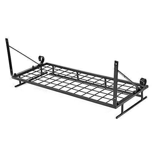 SANON Opknoping Pan Rekken Metalen Wandmontage Opbergrek met 10 Haak Gebruiksvoorwerpen Opknoping Plank Keuken Opslag… - Image 8