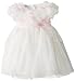 Blueberi Boulevard Baby Girls' Short Sleeve Dress with Mesh Skirt