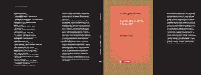 La palabra, La Letra y La página: La forma gráfica del diseño (NARRATIVA)