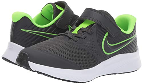 Nike Unisex-Child Star Runner 2 (Psv) Sneaker, Anthracite/Electric Green-White, 1Y Child Us Little Kid #TOP6