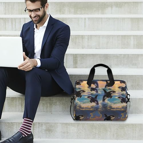 Bolsa para portátil de 15.6 pulgadas con correa y asa miniatura 3