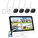 Produktbild [Gegensprechfunktion] ANRAN Überwachungskamera Set mit Monitor 5MP WLAN Überwachungskamera mit Gegensprechfunktion 1920P HD Kamera für Außen/Innen, Nachtsicht Bewegungsmelder 1TB Festplatte eingebaut