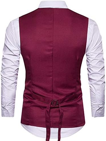 Men's Formal Vest Layered Fake Two-piece British Gentleman Suit Slim Business Wedding