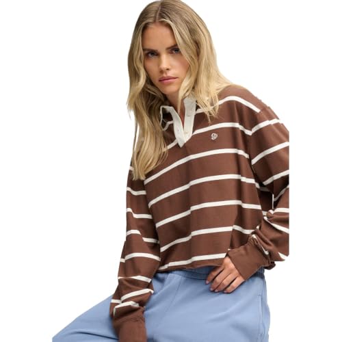Superdry Femme Top Rugby Athletic Essentials Rayé Coupe OverTaille - vue 8