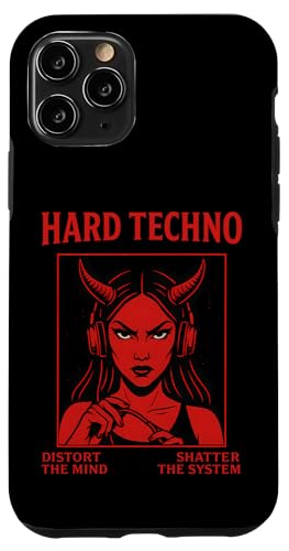 Hard Techno Rave - Distort The Mind - �V�X�e���𕲍� �X�}�z�P�[�X iPhone 11 Pro �p