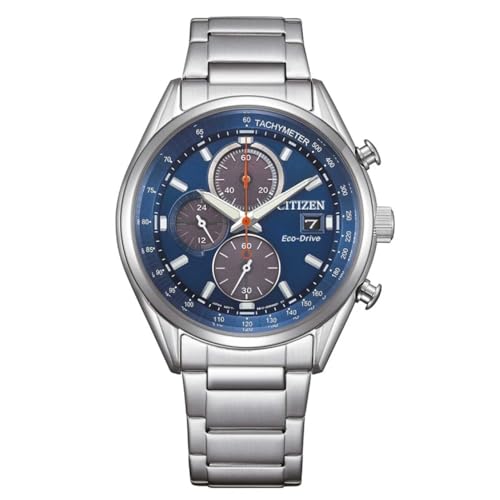Citizen Cronografo Uomo Racing Eco Drive Blu