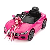 TOBBI Kids Ride on Car, 12V Licensed Maserati Ghibli,...