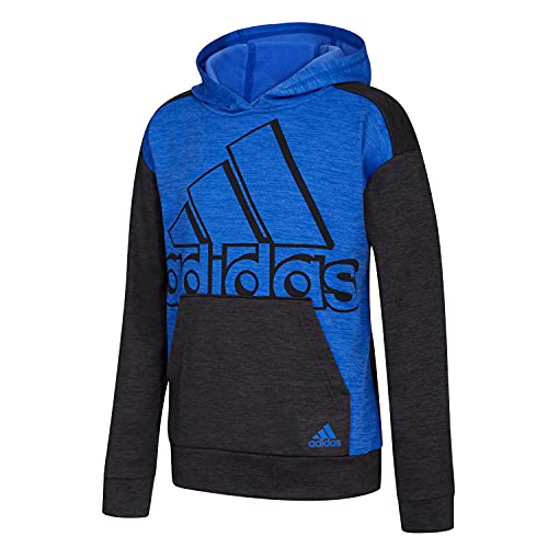 Adidas Boys' Mélange Event Hoodie, Bold Blue Heather, 5 #TOP25