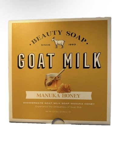 GOAT MILK MANUKA HONEY GOAT MILK SOAP MANUKA HONEY 12 SOAP BARS(SET of 12) 3.17 oz X 12 (90G X12) image 4