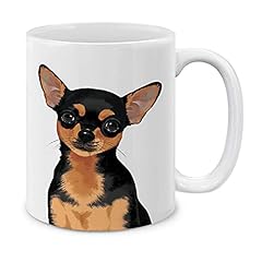 Cute Black Tan Chihuahua Full Portrait