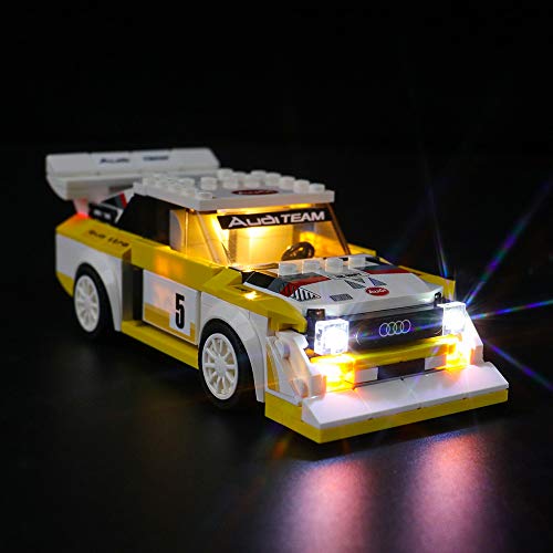 Image of LIGHTAILING Light Set for (Speed Champions 1985 Audi Sport Quattro S1) Building Blocks Model - Led Light kit Compatible with Lego 76897(NOT Included The Model)
