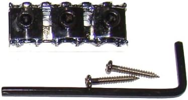 Mighty Mite 43mm Floyd Rose Style Locking Nut For Electric Guitar, Chrome, Top Mount.