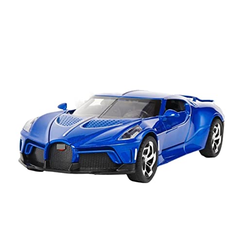 Véhicule en métal 1:24 Bugatti La Voiture Noire miniature moulé sous pression
