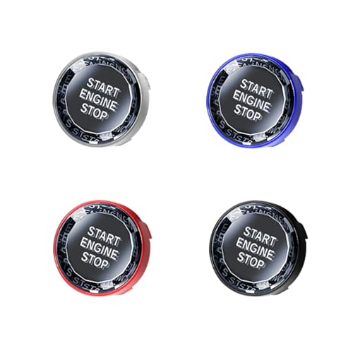 Bouton démarrage voiture bleu cache de remplacement pour modèles E90 E60 X3 X5 - 2