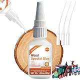 Viomis Wood Glue Strong, 30g Waterproof Wood Adhesive for Furniture Repair, Fast Drying Wood to Wood Glue for Woodworking, DIY Crafts, Oak & Hardwoods, Indoor/Outdoor Use