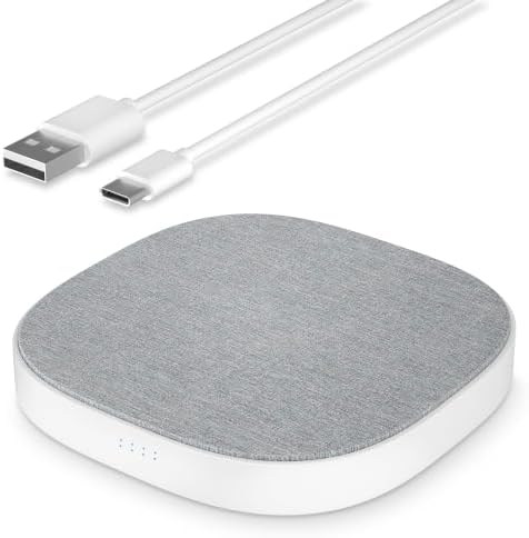 Wireless Charging Pad 15W for iPhone 16, Samsung, Portable Wireless Charger