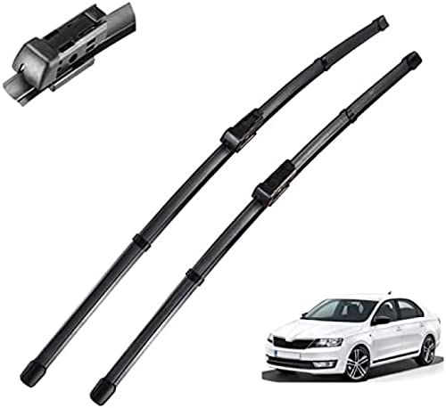 Essuie-glace avant Skoda Rapid 2012-2022 balais de pare-brise 24 et 16 pouces