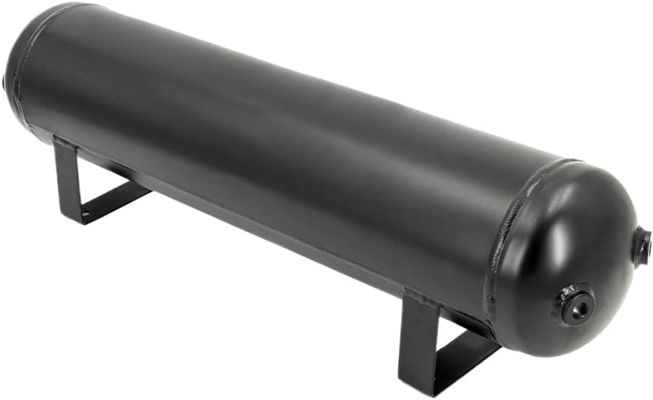 Sturdy Compressed Air Storage Tank, Suspension Kit, Suitable for Cars, Trains and Trucks(Silver)