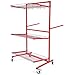 ALMULOO Auto Parts Storage Rack 3 Shelf Storage Rack Parts Management Carts Shelves for Tools Storage