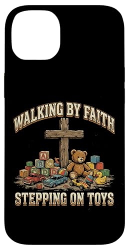 Walking By Faith Stepping On Toys �N���X�`���� �}�} �X�}�z�P�[�X iPhone 14 Plus �p