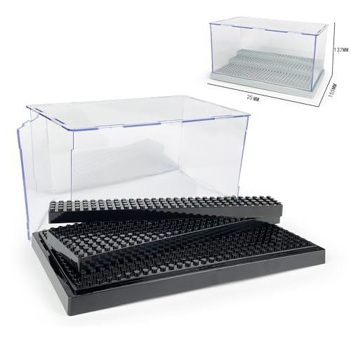 Homikidy Display Case for Minifigure Action Figures Blocks, Removable Acrylic Display Box Storage for Collection Bricks Blocks Toys Models Minifigures by Homikidy - Image 6