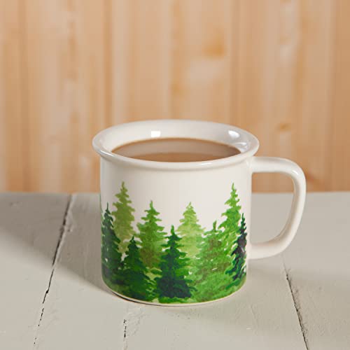 Now Designs Woods Heritage Stoneware Mug 12 Oz, Set Of 2 #TOP2