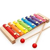 Musik Holz Xylophon, Musikinstrument, Musikinstrumente Set, Holz Percussion Musikinstrument, mit 2 Schlägeln