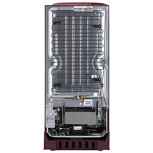 Image of LG 190 L 5 Star Inverter Direct-Cool Single Door Refrigerator Appliance (GL-D201ARRZ, Ruby Regal, Base stand with drawer & Smart Connect, 2022 Model)