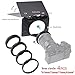 Hersmay Mini Matte Box Lightweight 4x4 4x5.65 Clip-on Lens Matte Box for DSLR Mirrorless Camera for Sony A7IV A9 A7 A7R A7S II III IV; for Nikon Z6 Z7 II; EOS R5 R5C M6 M50 GH5 GH6 BMPCC 4K 6K Pro
