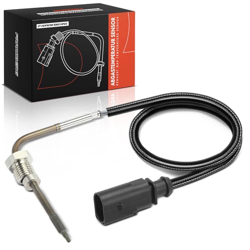 Image of Frankberg Exhaust Gas Temperature Sensor Before Catalyst 2-Pin Compatible with A6 4G2 4GC A7 Sportback 4GA 4GF Q7 4MB 4M.G 4MQ Caye.nne 92A Toua.reg 7P5 7P6 Replace# 059906088CF