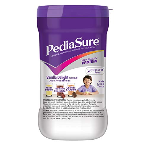 Pediasure Vanilla Delight 200G/7.05Oz - Plastic Jar - For Kids 2 Years To 10 Years #TOP1