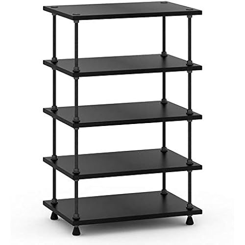 Salamander Designs A5/B Archetype Audio/Video Shelf, 5.0 - Black