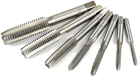 9pcs Metric Tap Wrench Drill Set, M3-M12 Hand Tapping Tools for Screw Threads, Twist Drill Bits, Ideal for DIY and Professional Use, Durable and Precise