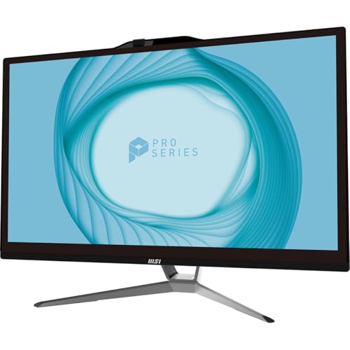 Image of msi PRO AP222T All-in-One Desktop: Intel Core i3-13100, 8GB DDR4 2666MHz, 512GB NVMe SSD, Anti-Flicker, Less Blue Light, BT 5.0, Windows 11 Pro: 13M-004US