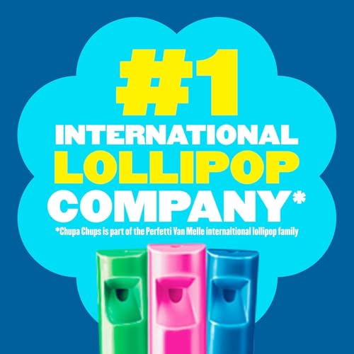 Chupa Chups Melody Pops, Blue Raspberry, Whistle Lollipops, Individually Wrapped Candy, 5 count image 8