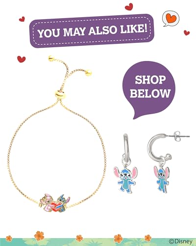 Disney Stitch BFF Necklace Set of 2 Official License, Best Friends Necklaces with BFF Charm and Stitch Pendant3