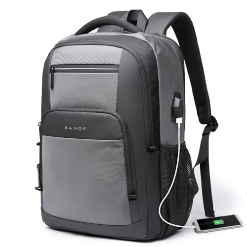 Image of BANGE Travel Laptop Backpack with USB charge port can fit 15.6 Inch laptop for Men and Women