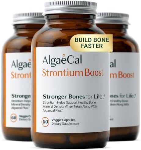 AlgaeCal - Strontium Boost, Natural Strontium Supplement for Bone...
