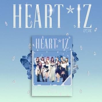 IZONE - [HEARTIZ] 2nd Mini Album Sapphire Kihno Kit+Compact+12p PhotoCard+Tracking K-POP Sealed IZONE HEARTIZ