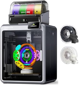 Creality K2 Pro Combo A 3D Printer, Multi Color Printing Bundle with Hyper RFID PLA Filament Support CFS Black & White