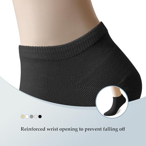 Wildarms Women's Invisible & Ankle Socks - Ultra-thin, breathable, unobtrusive socks for flats and casual shoes2