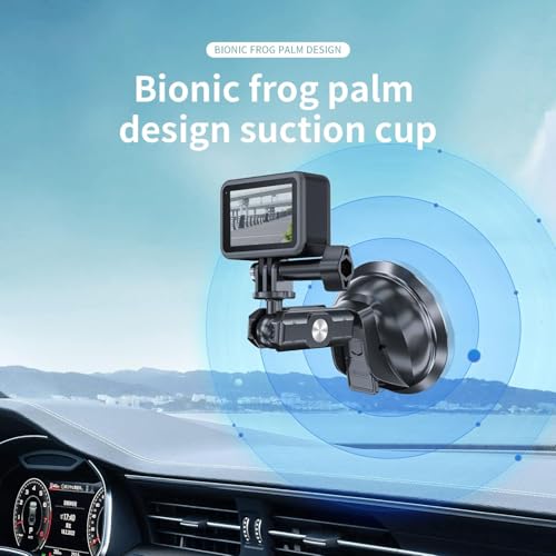 Soporte de coche con ventosa para dji Action 5 y accesorios de teléfono móvil 3