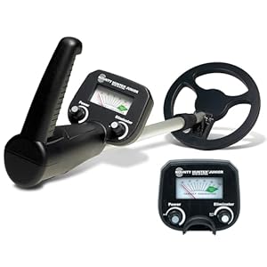 Bounty Hunter Junior Metal Detector for Kids, Lightweight & Adjustable Treasure Hunter with 6.5″ Coil, Beep Alerts & Discrimination Mode, Beginner Detector for Ages 6+, Made in USA