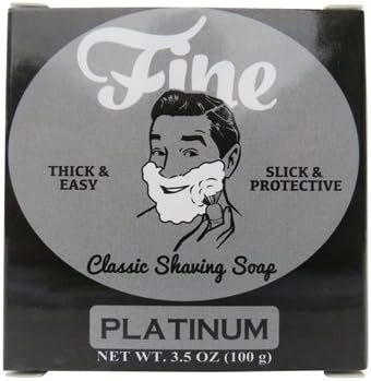 Fine Accoutrements Platinum Classic Shaving Soap, 100 g