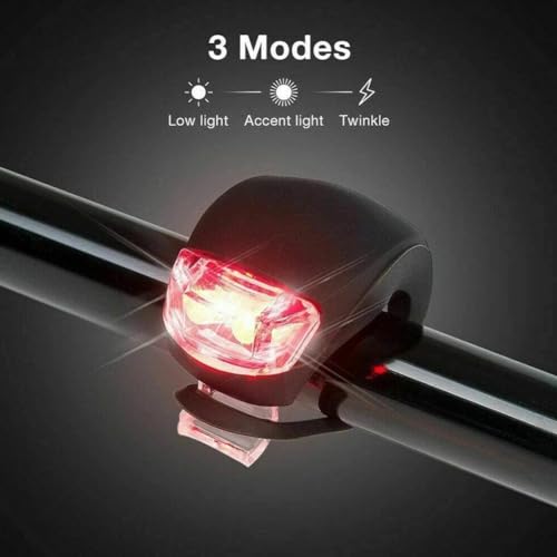 Feu arrière de freinage pour moto et vélo avec 3 modes d'éclairage de sécurité