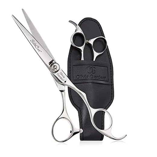 Olivia Garden Silkcut 5.5" - Rechtshänder Schere - Präzisionsschneiden, Ergonomischer Griff, Für Professionelle Friseure