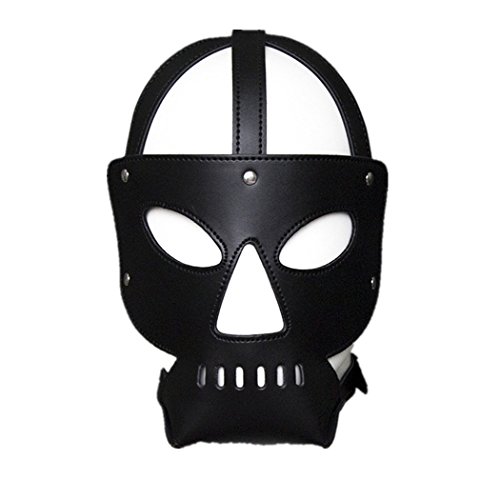 Kopfmaske Augenmaske kopfgeschirre sm Leder sex Bondage Fesseln Kopfharness maske Sex Erotik Spielzeug Cosplay Rollenspiel Kostüm Fetisch Slave Nachtclub Zubehör Für Paare Damen Herren Einstellbar
